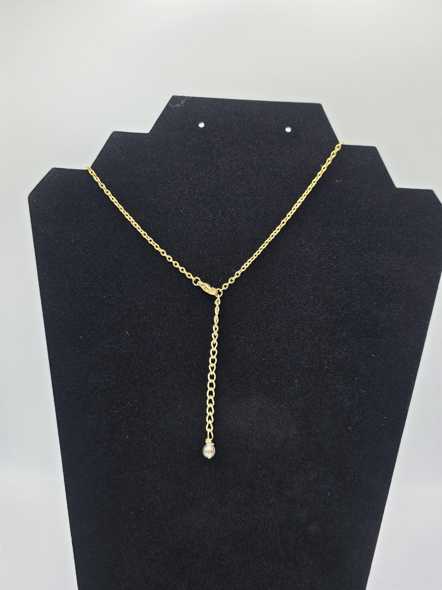 Genuine Florida olive shell necklace on 18" (+2") stainless steel chain. Perfect for beach wedding or anytime gift for beach lovers.